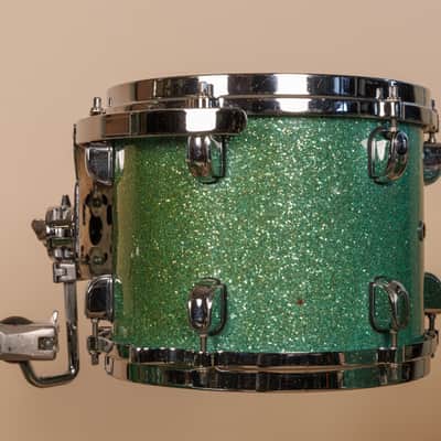 2000s Tama Starclassic Performer B/B Shattered Turquoise Drum Set image 12