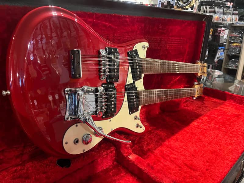 Mosrite Joe Maphis Mark XVIII 1966 - Red image 1