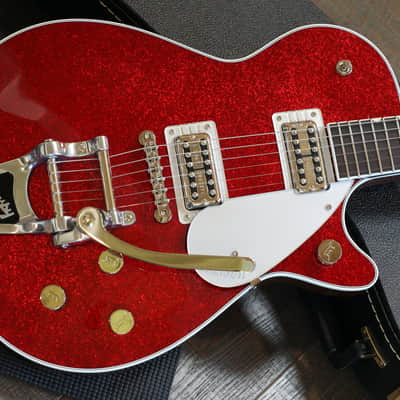 Unplayed! 2023 Gretsch G6129T Players Edition Jet w/ Bigsby Electric Guitar Red Sparkle + COA OHSC image 3