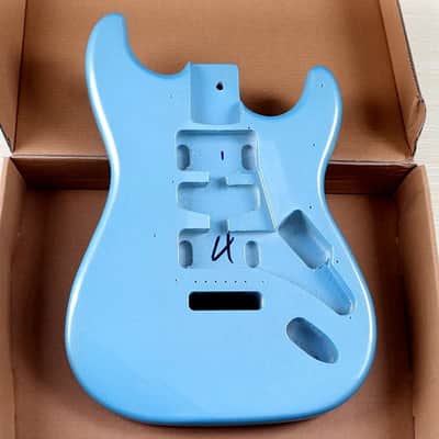 Electric Guitar Body Poplar Wood Electric Guitar Barrel Replacement For DIY Electric Guitar,More Color Optional,price include the import duty for US buyer image 15
