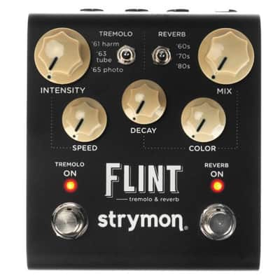 Strymon Flint Reverb and Tremolo V2 2022 - Present - Black image 1