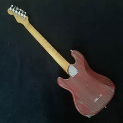 JD Guitars 2022 Couchcaster Red /Silver image 2