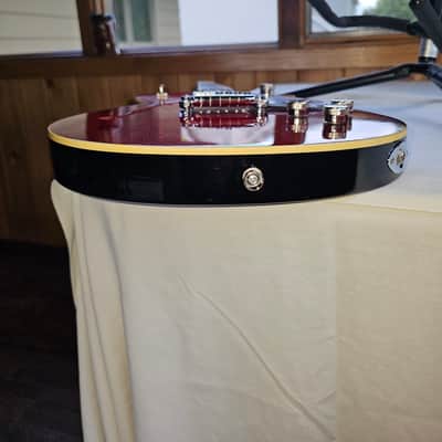 Gretsch G1626 Synchromatic Sparkle Jet with F-Hole 1999 - 2004 - Red Sparkle image 6