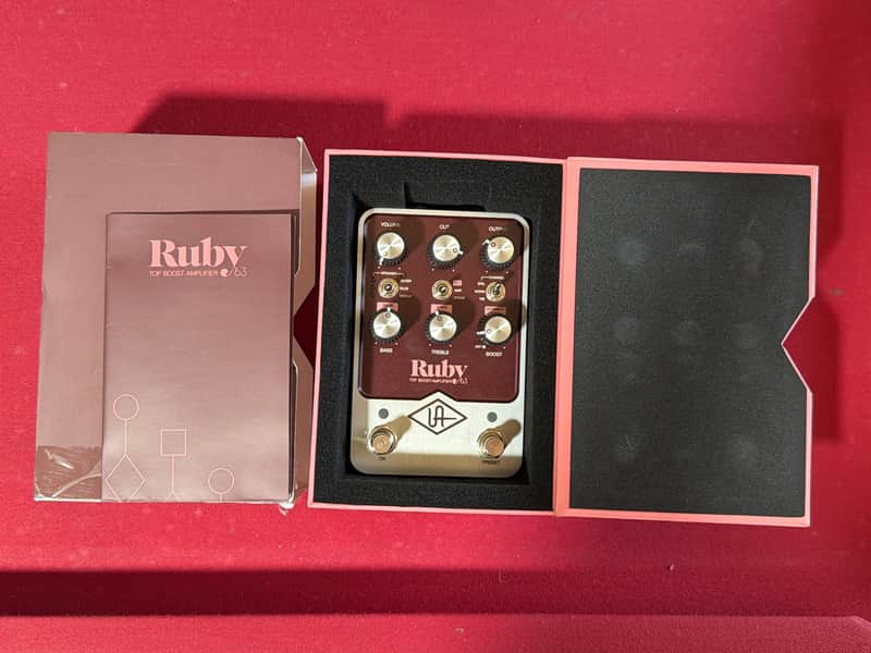 Universal Audio Ruby ’63 Top Boost Amplifier 2022 - Present - Ruby / Silver image 1