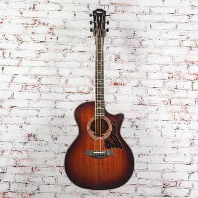 Taylor - (2025) 324ce - Acoustic-Electric Guitar - Mahogany/Mahogany - Shaded Edge Burst Top - w/ Hardshell Case - x5009 image 2