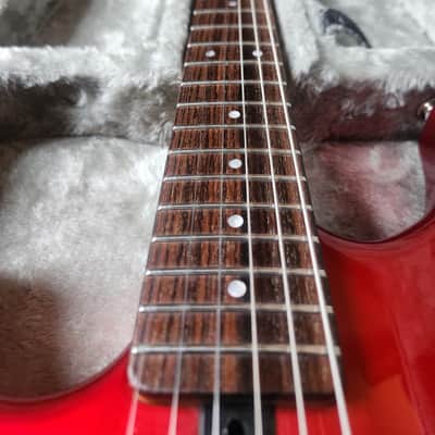 Left Handed Yamaha SE-612 1987 - Metallic Red image 4