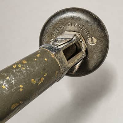 Western Electric Vintage 633A “Salt Shaker” Microphone w/ Original WE Desk Stand image 5