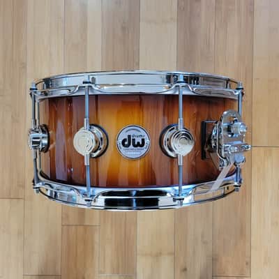 Snares - (Used) DW Collector's Series 5.5x14 Almond Snare Drum image 3