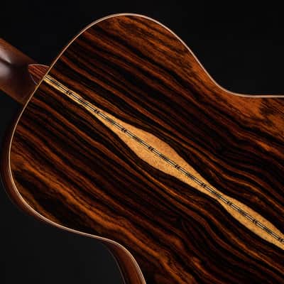 2025 - Bourgeois Victorian OMS-12 - Bearclaw Blue Sinker Sitka Spruce & Cocobolo image 12