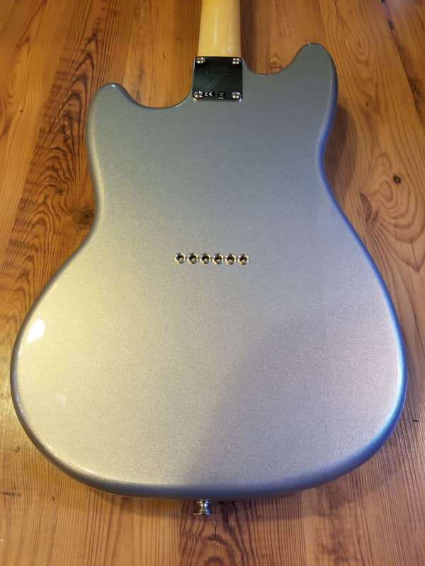 Fender Mustang 90 Silver | Reverb