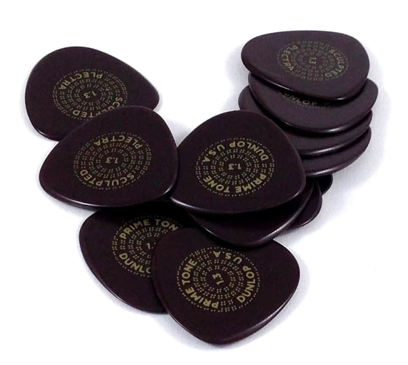 Dunlop 515R13 Primetone Semi-Round Smooth 1.3mm Guitar Picks (12-Pack) image 2