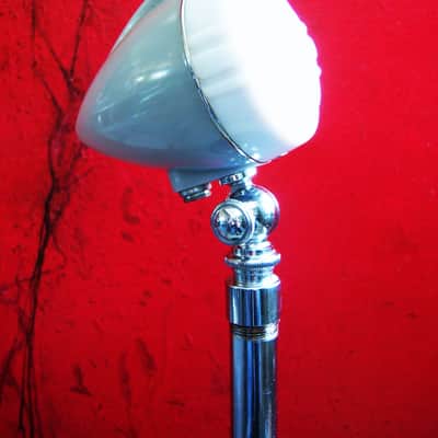 Vintage 1960's Kent M-20 crystal bullet microphone High Z Harp w Atlas stand Olson Lafayette Aiwa Philmore image 3