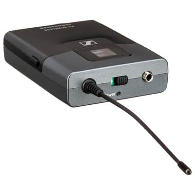 Sennheiser SK XSW Wireless Bodypack Transmitter – A Range Bundle with 4X Blucoil AA Batteries & Polishing Cloth – Rugged Design, Secure Transmission, and Extended Battery Life, (SK-XSW-A),Black image 6