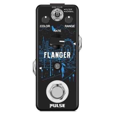 Pulse Flanger PT-12 Vintage Analog Flanger w/ Static Filter Guitar Pedal image 1