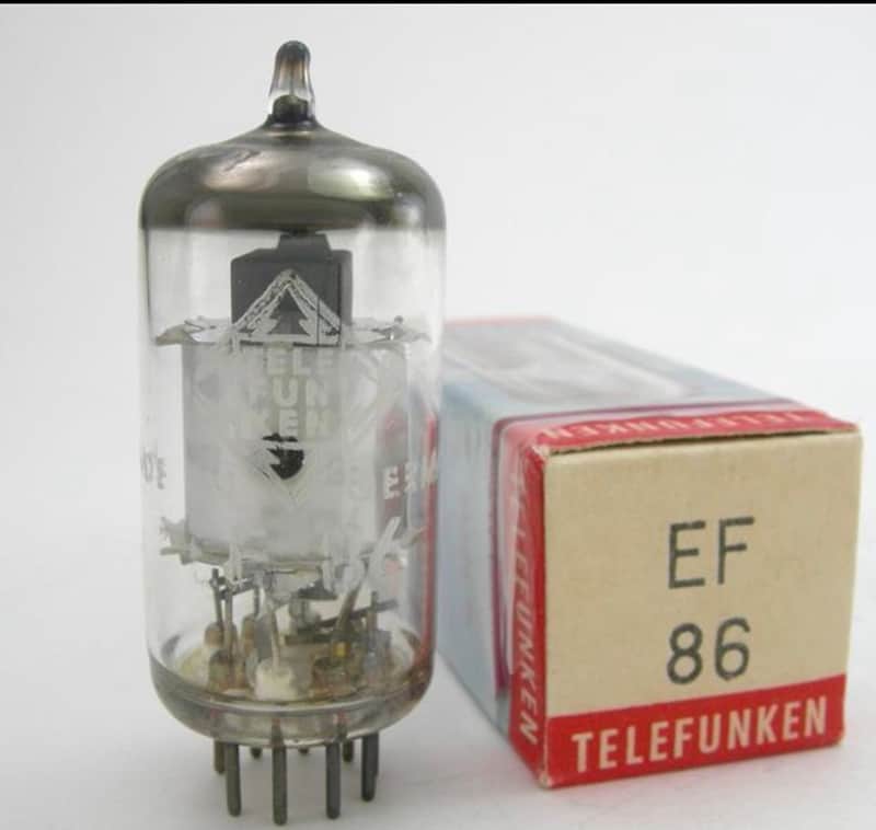 Telefunken EF86/6267 Vacuum Tubes (matched pair) 1960s - Original Telefunken Boxes image 1