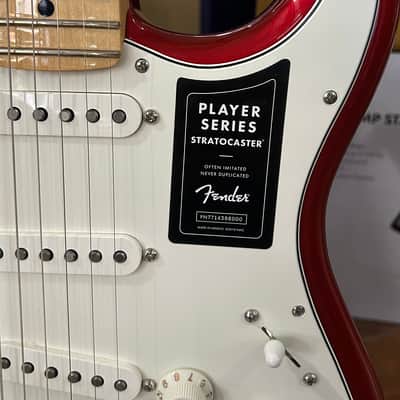 Fender Player Stratocaster - Candy Apple Red / 7lbs. 15.7oz. / #MX23058917 image 5