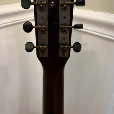 1934 Harmony Parlor Acoustic Guitar Sunburst image 2