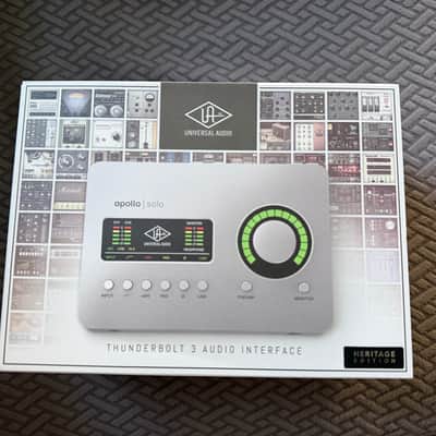 Universal Audio Apollo Solo Heritage Edition Thunderbolt 3 Audio Interface 2026 - Silver image 4