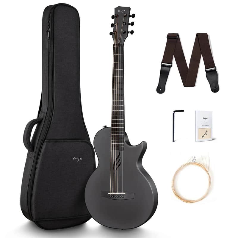 Enya Nova Go SP1 BLK Smart Acoustic Smart Guitar Built in Effects Carbon Fiber Acoustic-Electric Guitar 2025 image 1