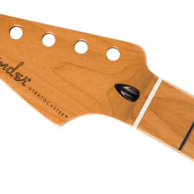 Fender Satin Roasted Maple Stratocaster LH Neck 22 Jumbo Frets 12" Maple Flat Oval Shape image 3