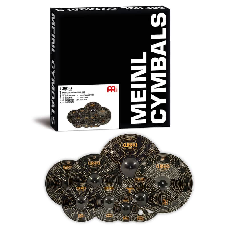 Meinl Classics Custom Dark CCD-CS2 Expanded Cymbal Set image 1