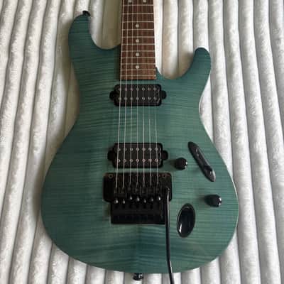 Ibanez S 7420FM 1999 - Transparent Blue image 1