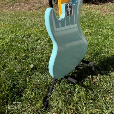 2024 Fender Custom Shop Limited Edition '66 Jazz Bass - Journeyman Relic - Aged Daphne Blue - 9.4lbs - RARE! Matching Headcap image 5