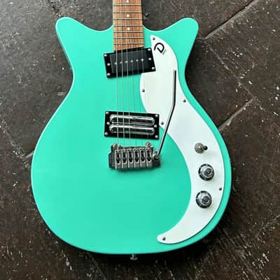 Danelectro 59XT with Lipstick Humbucker and Tremolo 2010s - Aqua image 3