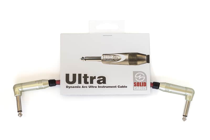 Solid Cables Ultra Patch Cable 3" Dusk Cherry image 1