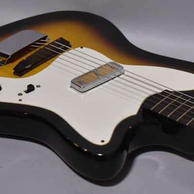 1966 Holiday (Harmony) H14 'Bobkat' Electric Guitar w/OSSC image 10