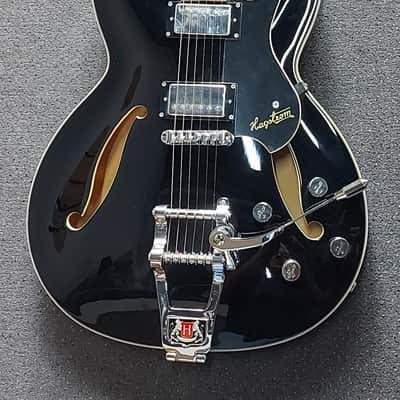 HAGSTROM Tremar Viking Deluxe, Black Gloss image 2