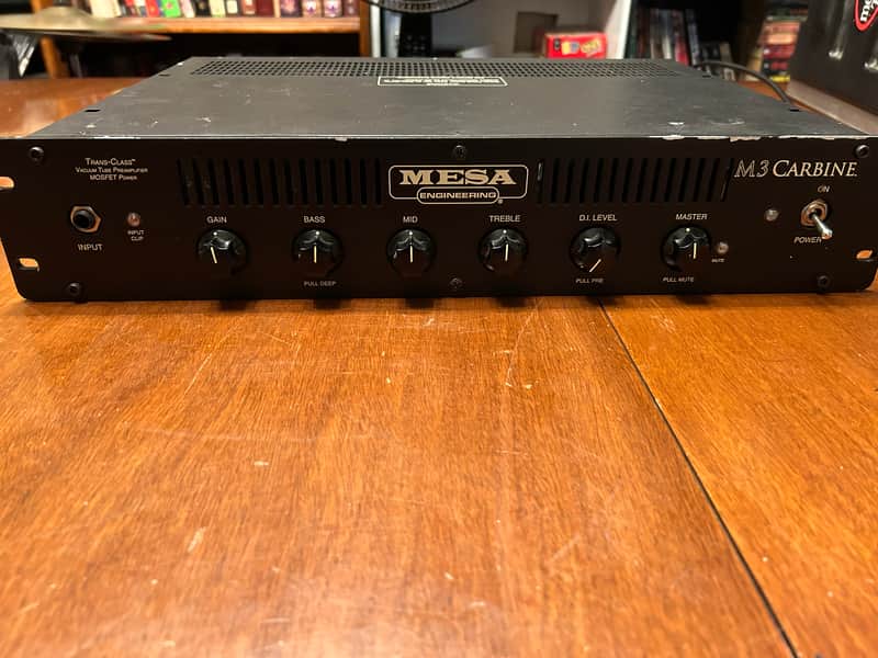 Mesa Boogie M3 Carbine 300-Watt Rackmount Bass Amp Head | Reverb