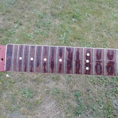 Mosrite Bluesbender Red Husk Body and Neck Vintage image 6