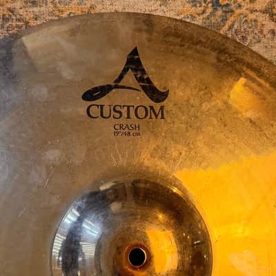 Zildjian A Custom 19” Crash Paperthin! Fantastic DARK SHIMMER! Only 1378 g WHY PAY $434? image 3
