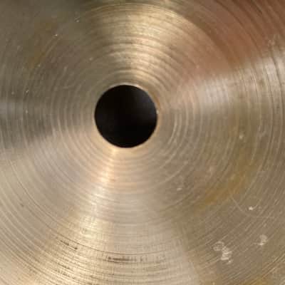 Late 80's Zildjian 12" Special Recording (S.R.) Hi-Hat Cymbal Pair 760g/744g image 6