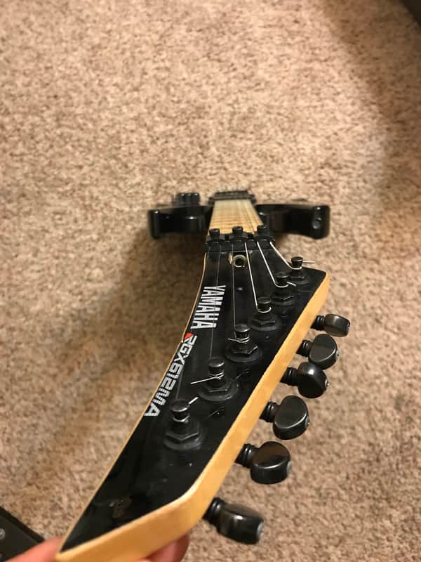 MIJ Vintage Yamaha RGX612J 80s Shredder Super Strat Black Pearl