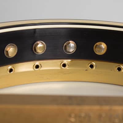 Bacon & Day  Silver Bell #6 Ne Plus Ultra Special Tenor Banjo (1927-33), ser. #22694/26719, original black hard shell case. image 22