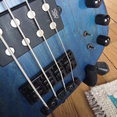 Warwick German Pro Series GPS Corvette $$ 2010s - ocean blue oil image 11