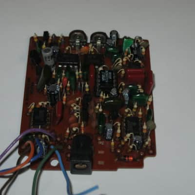 FOR PARTS/FOR REPAIR Ibanez Maxon CS9 from 1982 CIRCUIT BOARD with Mounted Parts, Width Potentiometer +Wires, 2 Other Wires, Power Jack (NO: Switch, OUT Jacks, IN Jack, LED, Other Wires, Battery Clip, External Parts) what's pictured is what's for sale image 21