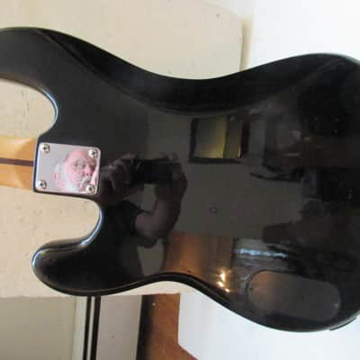 Sebring Samick Jammer SSB-10 Bass Guitar, 1980's, Korea, Black, Clean image 8