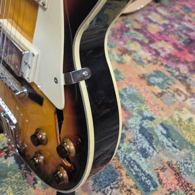 Johnson JH100 delta rose semi hollow les Paul style guitar image 5