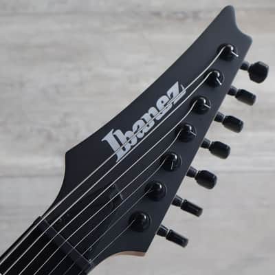 2021 Ibanez RGIXL7 7-String Electric Guitar w/Evertune + Fishman (Black) image 2