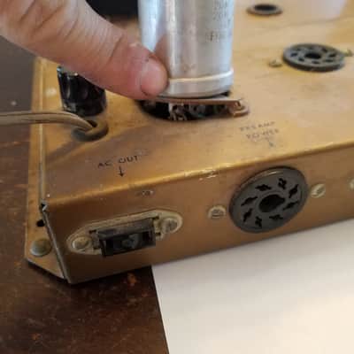 Heathkit INCOMPLETE W4-AM Tube Mono 5881 Power Amplifier Williamson 1957 - Gold Steel Paint image 2