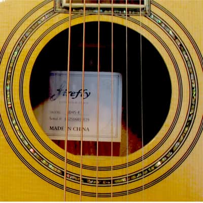 Firefly GD45-E Acoustic/Electric Guitar - Solid Top Spruce w/ Fishman Presys EQ image 5