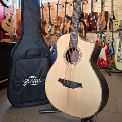 Bromo BAR5CE – All Solid Acoustic Electric Guitar – Natural image 17