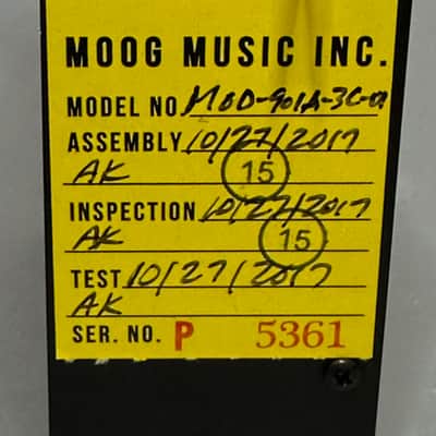 Moog 901A Oscillator Controller, 2017 image 4