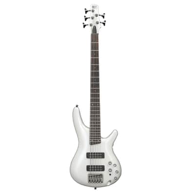 Ibanez SR305E SR Standard 5-String Bass Guitar - Pearl White image 2