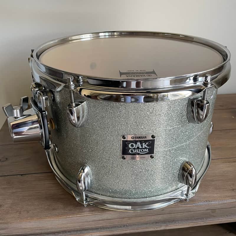Yamaha Oak Custom Tom - 12x8 - Silver Sparkle - 2000’s image 1