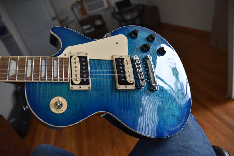 Gibson Les Paul Traditional Pro V, 2024, Ocean Perimeter, HSC