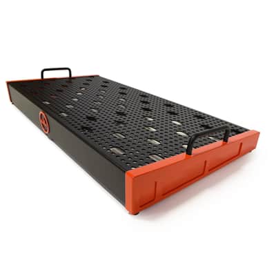 Temple Audio Duo 24 (24.5" x 12.5") Pedalboard Temple Red DUO-24-TR image 1